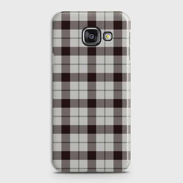 Samsung A5 2016 (A510) Cover - SkinLee HQ Hard Case - Check Pattern White - SKINLEE-297-1-235-35