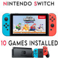 Nintendo Switch V2 - Modified - 128GB, 10 Games, Joy-Cons, Dock & Charger - like new. 