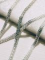 1 Classic Silver Snake Chain Necklace – Fashion Jewelry – Lightweight & Glossy. 