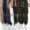 HashBack 6 pockets Cargo Jogger Trousers for Men Elasticated Bottom - Stylish and Premium Quality Men's Trousers. 