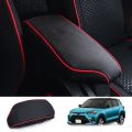 Car Center Console Lid Armrest Box Leather Protective Cover Cushion Pad for Toyota Raize 2020-2022. 