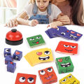 SF Kids Face Change Expression Puzzle Building Blocks Board Game Montessori Cube Table Game Toy Early Educational Toys For Children Toys Gift. 
