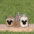 Cartoon Wall Sticker, Mickey Mouse Stickers 3.14 x 2.3 Inch PVC Mickey Stickers - 24 PCS - Perfect for Mickey Mouse Themed Birthday Party Kids & Children Room Deoration Cute Animal Wall Art  Removable(Black). 