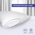 Pillow Protectors 2 & 4 Pieces Pack Quilted Zipped - Ultra Luxe Zipped Pillow Protectors, Quilted Pillow Protectors, Pillow Covers Soft & Breathable Microfiber Pillowcase Protectors, Hypoallergenic 19 x 29 Inches - White. 