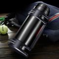 Cille 1100ml / 2200ml / 3000ml / 4000ml Stainless Steel Insulated Thermos Flask Water Bottle Vacuum Flask Double Layer Cold Hot Water Bottle Outdoor Camping Bottle 12-24 Hours Hot and Cold Time. 