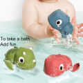 Green Home Water Dinosaur Toy Easy-carrying Dinosaurs Wind-up Water Play Toy. 