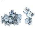 2x10x Hose Clamps Fuel Line Clips Clamp for Petrol Pipe Ø 7 - 9mm. 