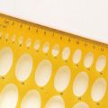 21Cm/25Cm New Ellipse Drafting Drawing Stencil Mechanical Ruler Oval Round Template DIY Drawing Rulers For Kids Students Office. 