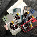 UCUC for iPhone 12 Pro Back Cover Anime Luffy Frosted Transparent Hard Phone Case Thin Shockproof Full Cover Camera Protect Case. 