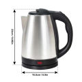 Electric Kettle  2 Litre Stainless Steel 220V 1500W Power 360 Degree Rotating Base Kettle Best for boiling water | Tea | Green Tea | Coffe. 