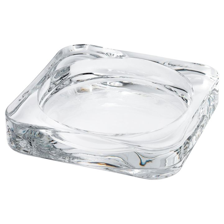 IKEA Candle Dish Glass