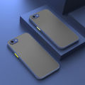 For iPhone SE 2022 / iPhone SE 2020 Back Cover [Camera Lens Protection] Luxury Translucent Matte Protective Case Soft Silicone Bumper Shockproof Mobile Phone Cases. 