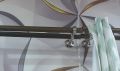 MM Hardware Adjustable Double Layer Curtain Rod Bracket Durable and Elegant, Fits Various Lengths. 