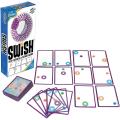 Think Fun Swish Card Game For Kids Funny Transparent Card Game & Toy Overlapping Board Card Games Family Challenge Fun Swish Logical Thinking Transparent Color Shapes Children's Party Toys. 