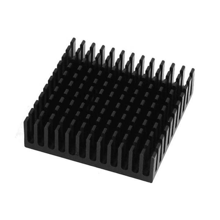 6 x Black Aluminum Radiator Heat Sink Heat Sink 40 x 40 mm x 11 mm