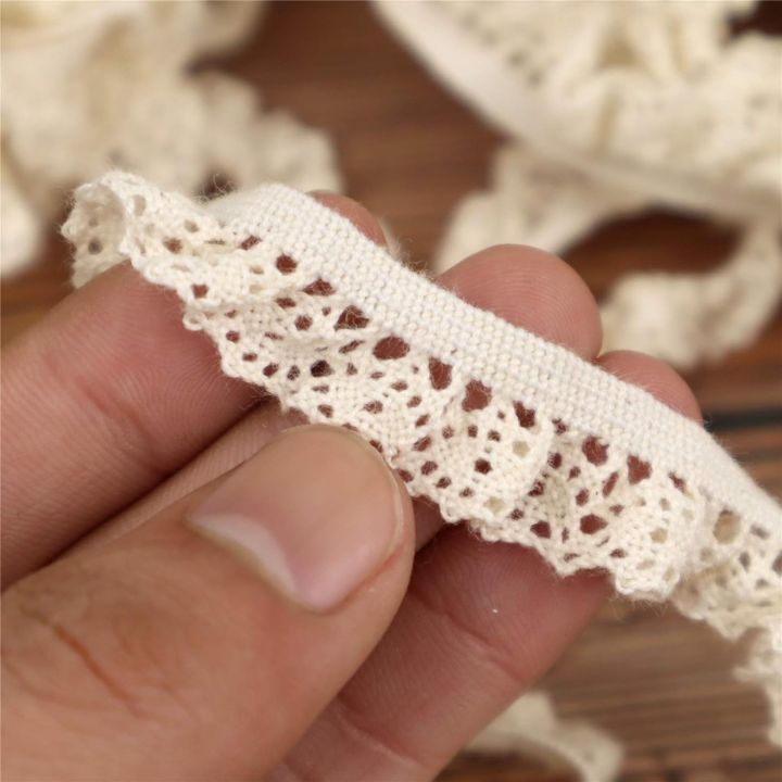 Stretch Elastic Lace Trim | Soft & Frilly Lace for Socks, Curtains & DIY Crafts