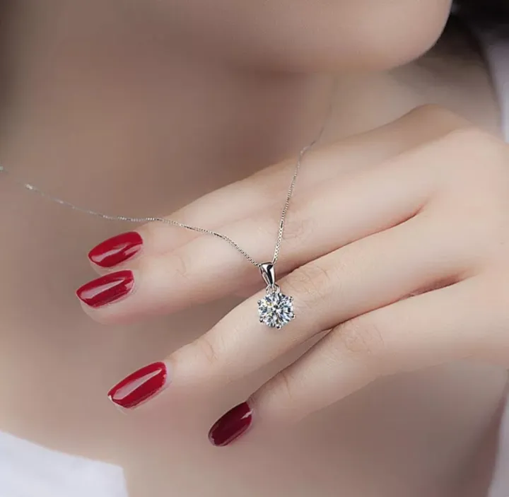 pendant%20white%20stone%20silver%20chain%20-%20Image%202