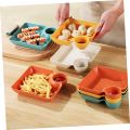 Snack Plate Plastic Dinner Plates Clear Plastic Tray Condiment Containers Food Serving Dishes Dry Fruit Plate Japanese Plate Dip Plastic Plates Restaurant Salad Plates Ring. 