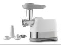 Delimano 3 in 1 Electric Meat Grinder Mincer Pro Sausage Kubbe Maker 3 in 1 Heavy Duty Meat Mincer 2000w Stainless Steel Food Grinder With Kit Blade 3 Plate for Household Home Kitchen Use Qeema Wali Machine Switzerland Lot Imported White. 