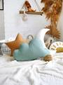 Fancy Decorative Soft Velvet Pack Of 3 Kids Room Cushion-Baby Cot Pillows-Babies Carry Nest Nursery Cushion Star Moon And Cloud Shape. 