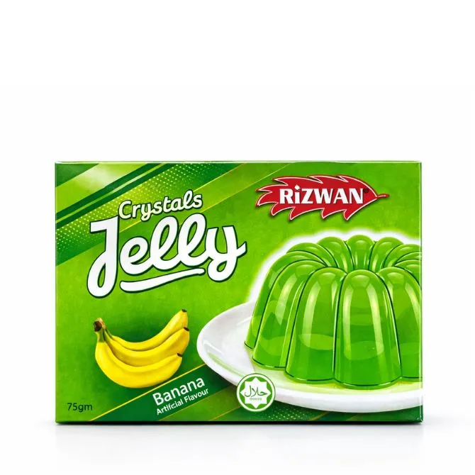 Rizwan Jelly Powder 75 Gm – Instant Dessert Mix for Fruit Jelly ...