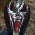 Black Golden Vintage Style Horror Mask Face (New). 