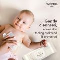 Aveeno Baby Wipes - Gentle & Moisturizing 72 Sheets | Perfect for Sensitive Skin. 