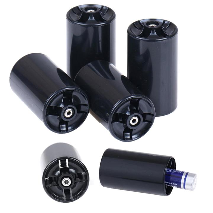 4PCS AA to D type cell battery converter adapter holder batteries case switcher