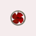 Super Asia Exhaust Fan Metal Round Shape 8",10,. 