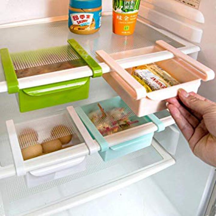 Multifuction Plastic Kitchen Refrigerator Storage Rack Fridge Shelf ...
