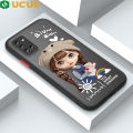 UCUC for Samsung Galaxy A31 Back Cover Rainbow Lovely Girls Frosted Transparent Hard Phone Case Thin Shockproof Full Cover Camera Protect Case. 