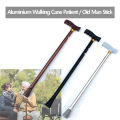 Aluminium Walking Stick T Handle Stick for Old Age Peoples Man Women and Adults | Light Weight Height Adjustable Walking Hiking Stick. 