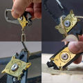 True utility Fixr 20 In 1 Multi Tool Gadget Fix Pocket Survive Key keychain Mini Multifunctional Carabiner Camp travel Hike Outdoor Ring. 
