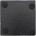 2022 Wholesale Custom Gorgeous Black Slate Stone Coasters Bulk Square Slate Stone Cup Coaster for Drink Bar Kitchen. 