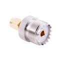 2x SMA Male to UHF Female SO239 SO-239 Jumper Plug RF Adapter Connect -259 Gold. 