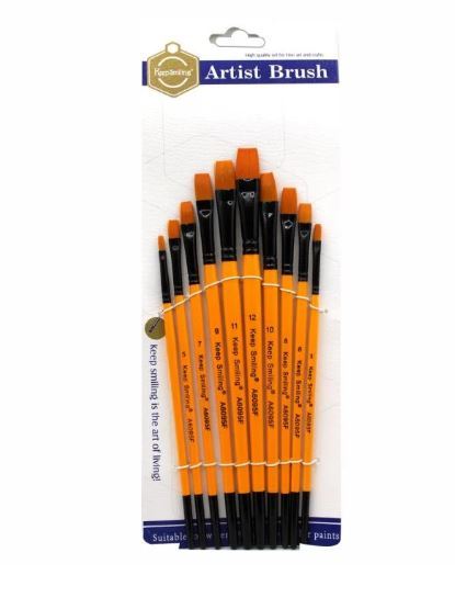 Keep Smiling Artist Brush 10pcs