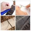 9Pcs Understring Radius Gauge + String Action Ruler Gauge Tool + Guitar Bridge Saddle Nut Files Set Guitar Repair Tool Accessories. 