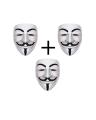 3D Plastic Mask For Kids - Vendetta Pack Of 3. 