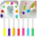 Toilet Cleaner Flower Gel Household Air Freshener Aromatic Flower Needle Bathroom Toilet Cleaning Fragrance Detergent Deodorant. 