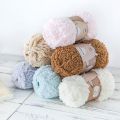 50Grams/Ball Smooth Cotton Yarn Crochet Colorful Coral Fleece Wool Yarn Thread for Hand Knitting Baby Sweater Hat Scarf Supplies. 