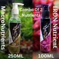 Macro Nutrients and IRON Aquarium (Fer) Nutrients, Combo (Fer) for Aquarium Plants. 