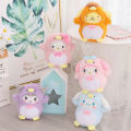 Kawaii Takara Tomy Sanrio Plush Toys Fluffy Stuffed Kuromi Cinnamoroll My Melody Rogdoll Dol Anime Cartoon Plush Doll Girls Gift. 
