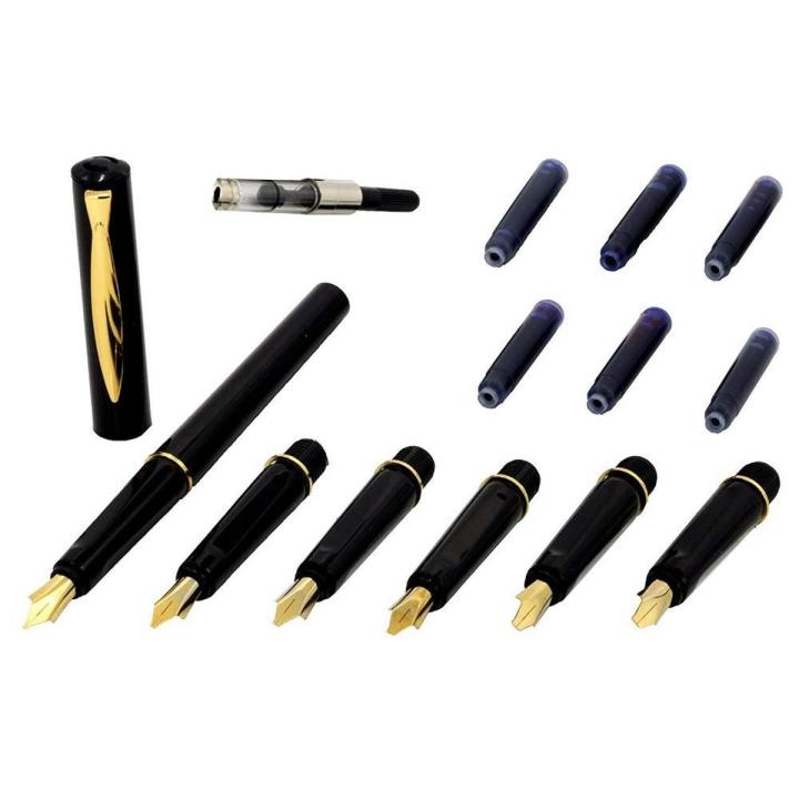 Success Stationery  Calligraphy Pen with Set of 6 Nibs and 6 Ink Cartridges