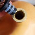 Perfeclan Dried Gourd Water Bottle Gourd Craft Calabash Ornament Decoration, Portable Water Bottle Water Gourd Gourd Jug for Camping, Outdoor. 