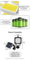 21 COB Super Bright Solar Lights COB Waterproof Outdoor Indoor Solar Lamp With Adjustable Head Wide Lighting Angle Street Garden Lamp. 