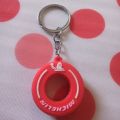 Pack Of 2 F1 Racing Tyre Key Chain,Wheel Tyre Auto Keychain,Mini Cute Tire Keyring,Soft Rubber. 