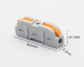 PCTQuick Terminal Wire Connector Soft Hard Wire Universal Connector Push-Type Multifunctional Lighting Electronic. 