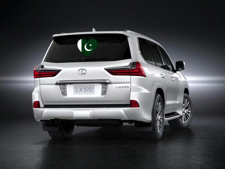 Heart Shaped Pakistan Flag designed Wall and Car Stickers for Decor Lovers 2 x 2 Feet - Green White