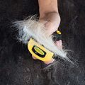 DakPets Pet Grooming Brush Effectively Reduces Shedding by up to 95% Professional Deshedding Tool for Dogs and Cats. 