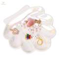 Shell Jewelry Dish Ceramic Trinket Dish Jewelry Plate Holder Small Key Bowl for Earrings Bracelets. 